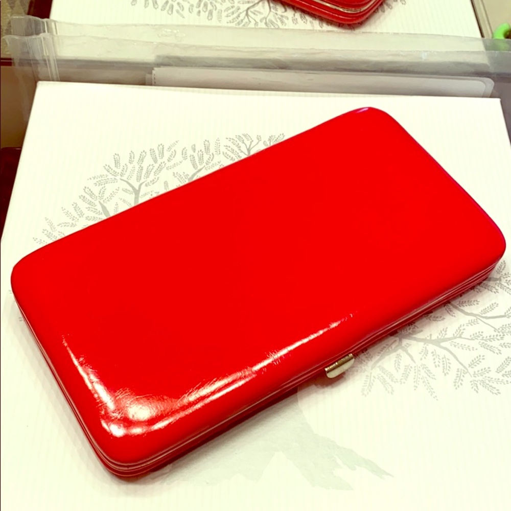 Bright Red Long Wallet